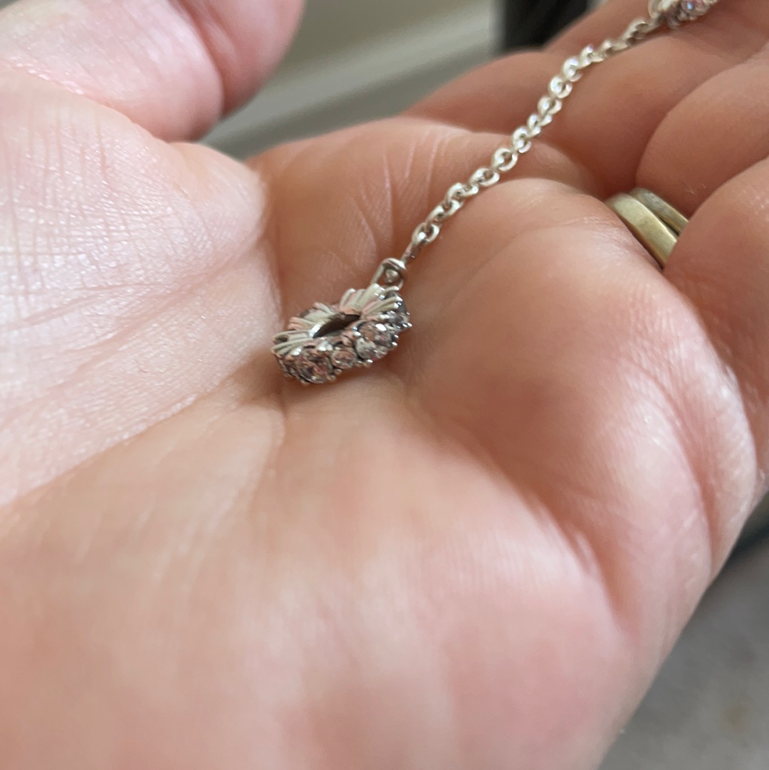 Genuine Pandora Clear Sparkle Safety Chain BN