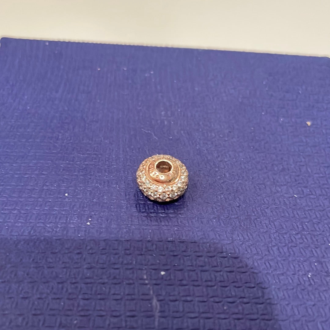 Genuine Pandora Essence Rose Gold Confidence Charm