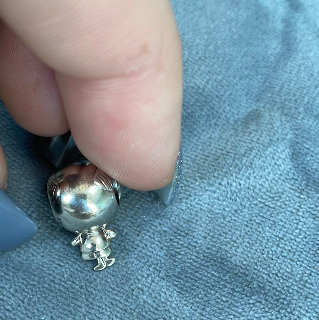 Genuine Pandora Grandad Grandpa With Enamel Dickie Bow and Moving legs Charm