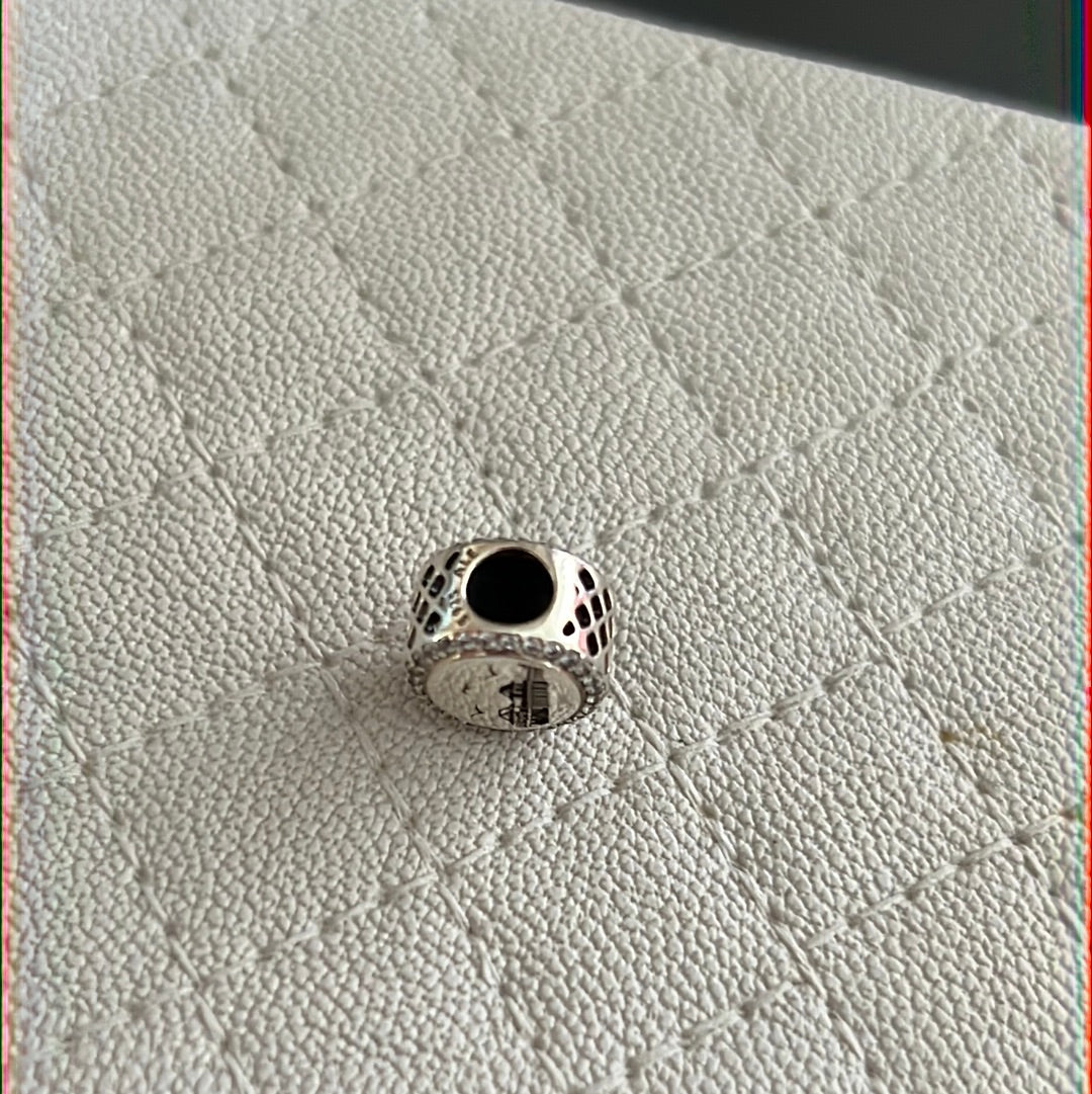 Genuine Pandora Naples Florida Charm Travel Enamel Pave Exclusive RARE Holiday