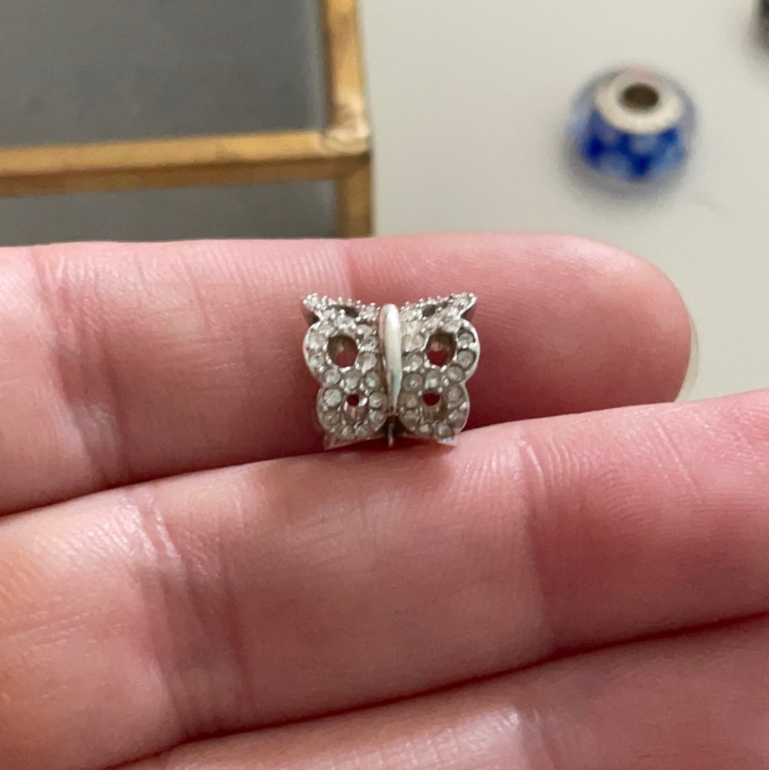Genuine Chamilia Sparkle Butterfly Openwork Charm