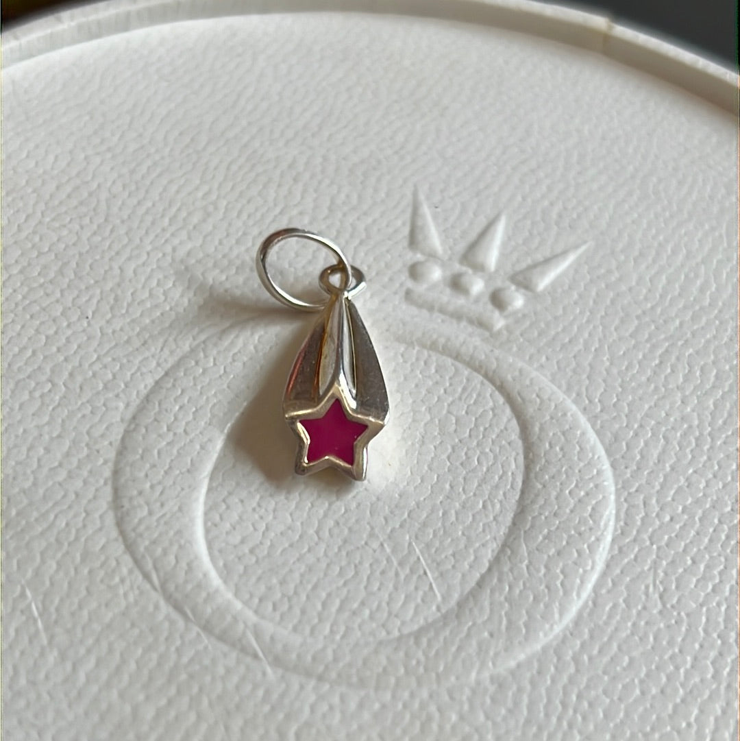 Genuine Links of London Turquoise Enamel Shooting Star Charm fits on Sweetie