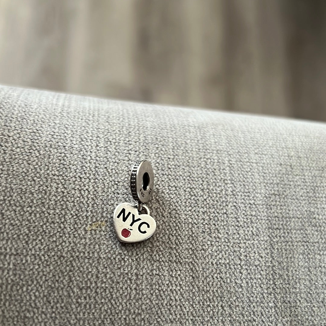 Genuine Pandora New York 2018 Charm Apple Travel Holiday