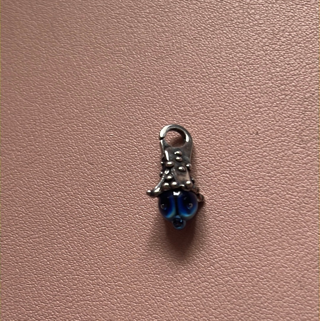 Genuine Trollbeads Feel the Rain Blue Gemstone 2015 Lock