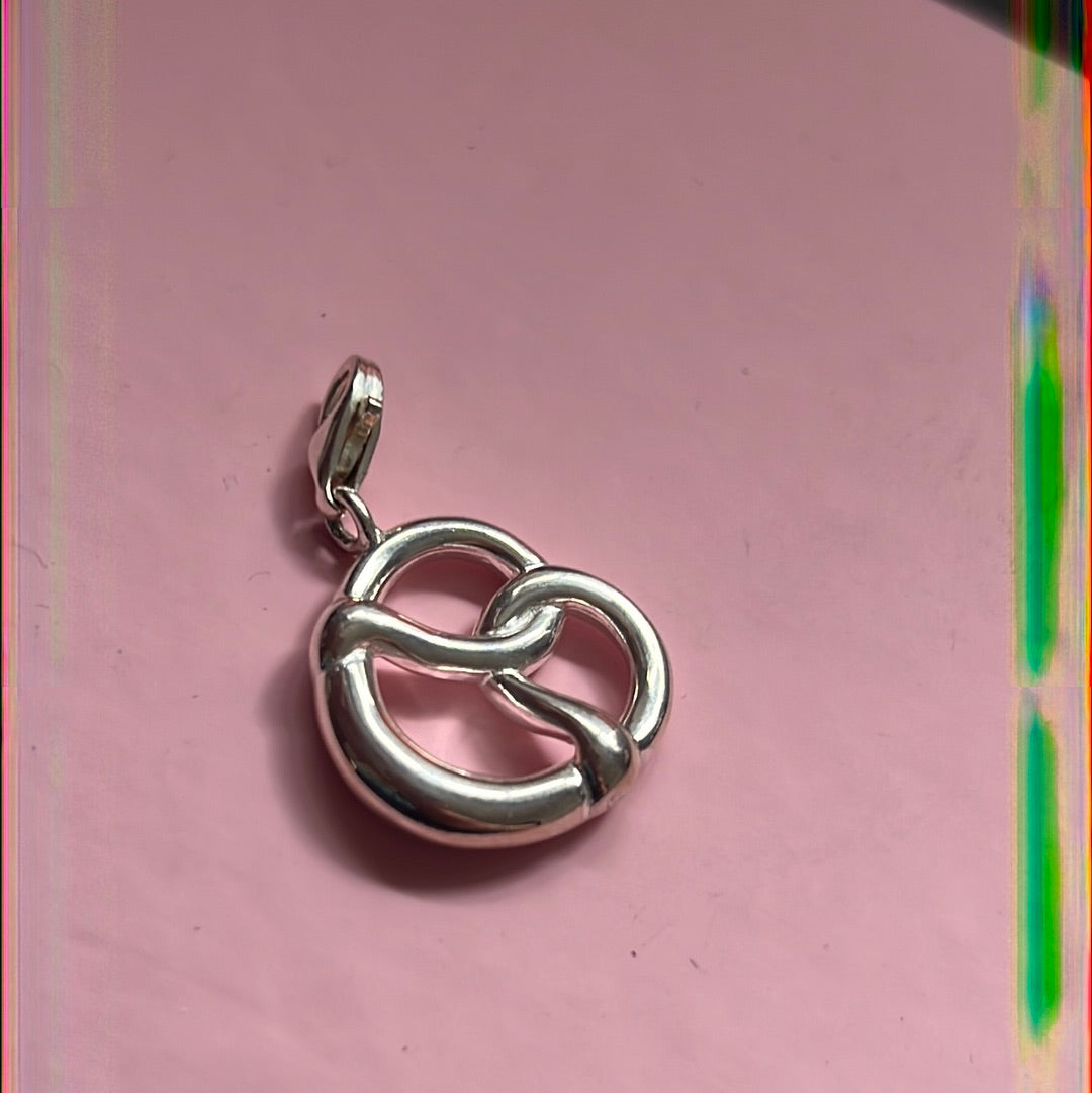Thomas Sabo Sterling Silver Pretzel Food Clip Charm