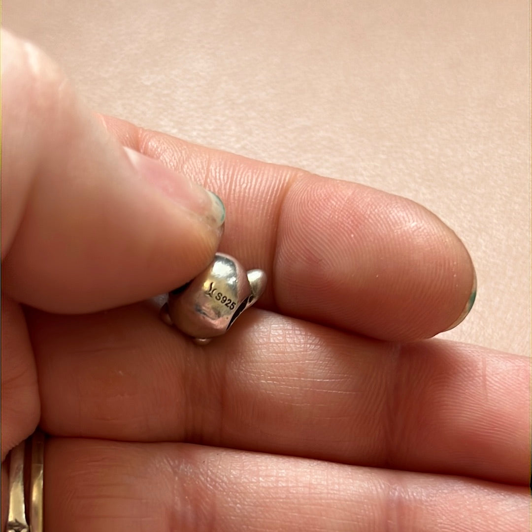 Genuine OHM Dog Face Animal Charm