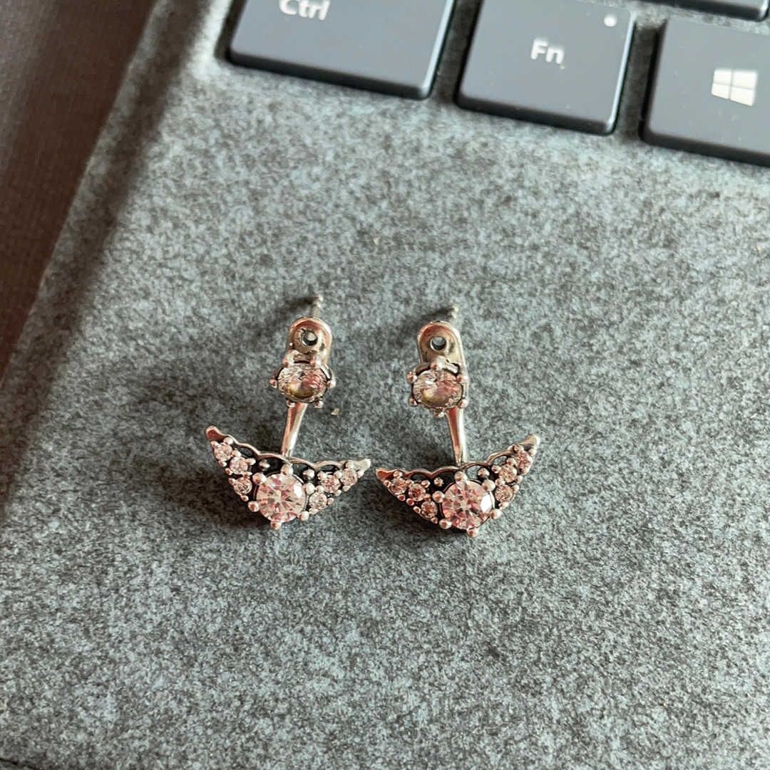 Genuine Pandora Fairy-tale Tiara Regal Stud Earrings Dangle