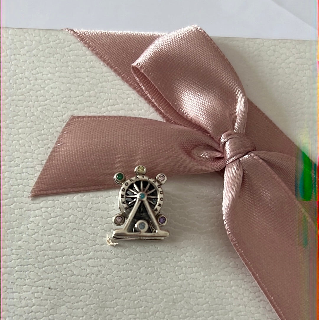 Genuine Pandora Ferris Wheel CZ Fairground Charm