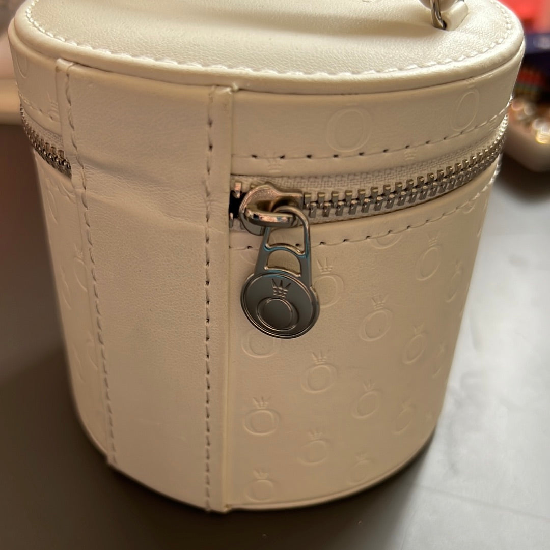 Genuine Pandora Promo Quilted Cream Jewellery Travel Box Case