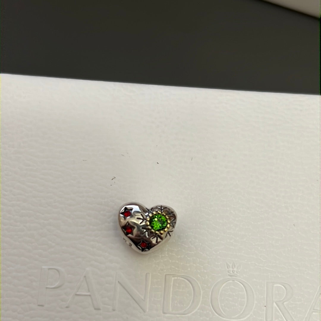 Genuine Chamilia Heart with Colourful CZ stone Charm Christmas