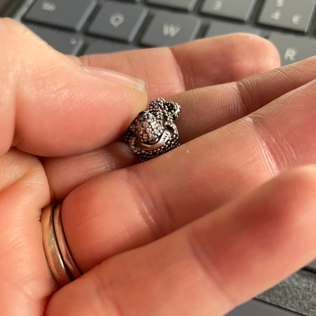 Genuine Pandora Disney Minnie Mouse Limited Edition 2015 Pave Charm
