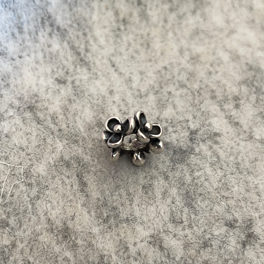 Genuine Pandora Little Floral Flower Spacers Beautiful
