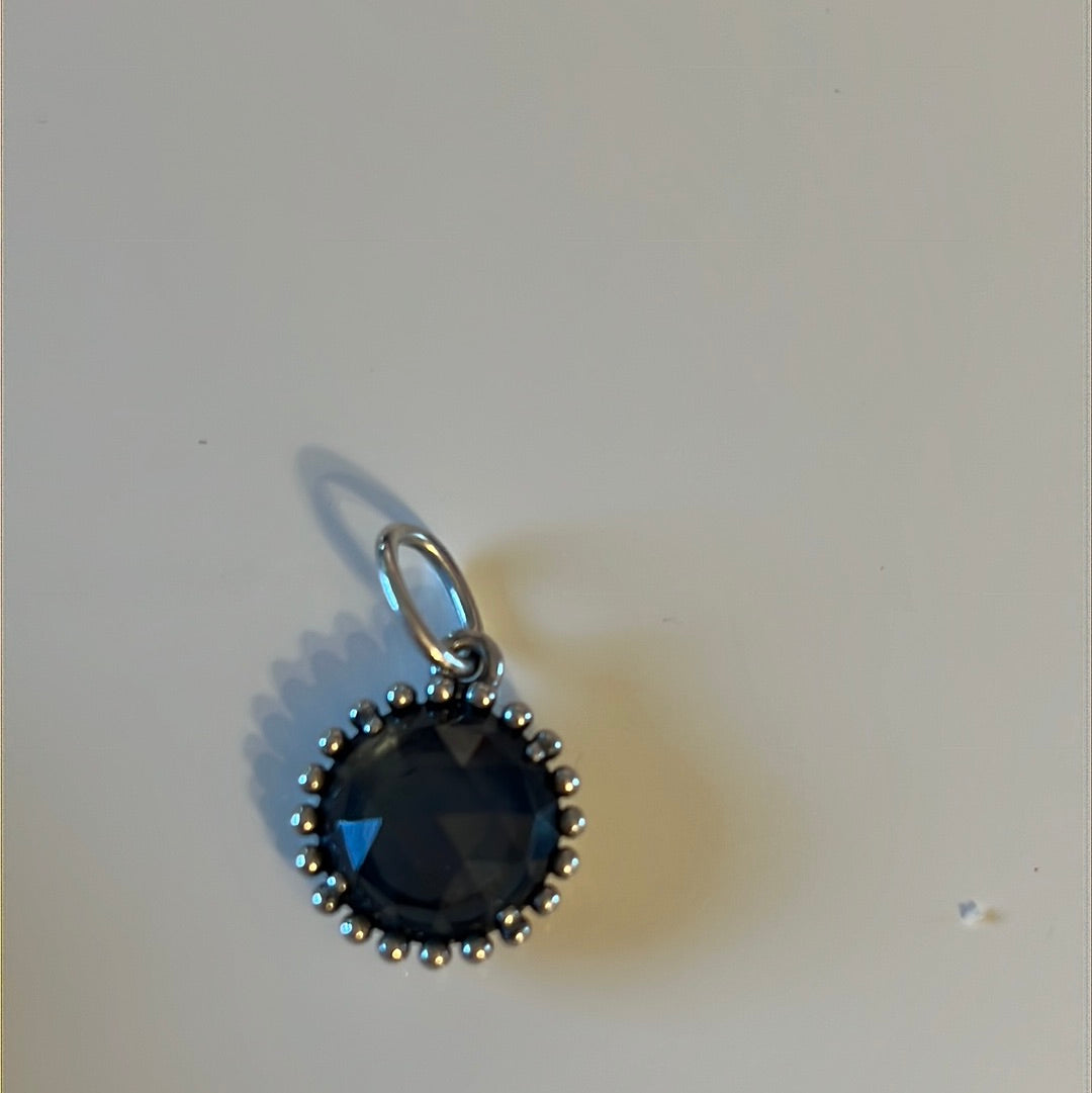 Genuine Pandora Navy Midnight Star Blue Pendant HTF RARE