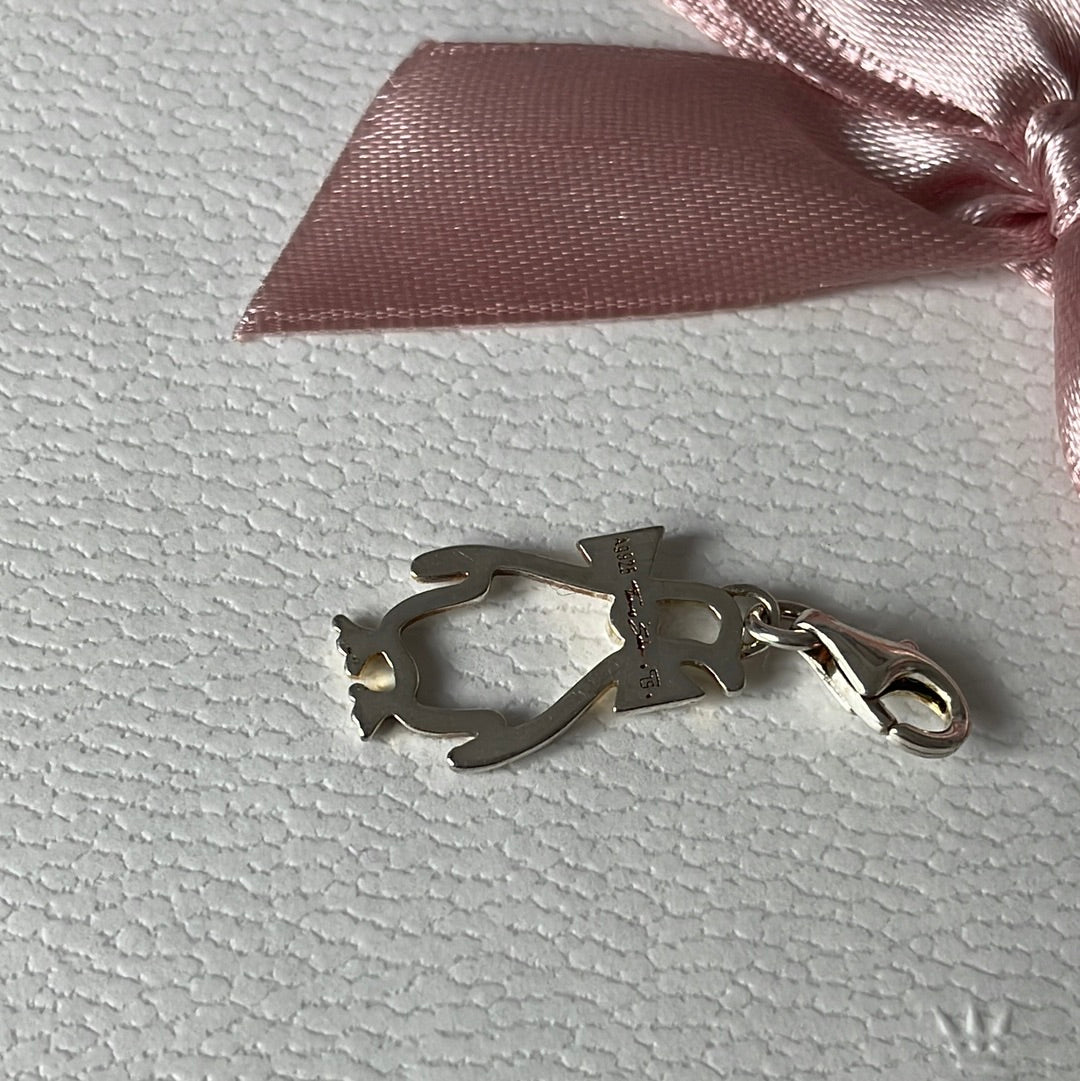 Thomas Sabo Penguin With Blue Stone Clip Charm