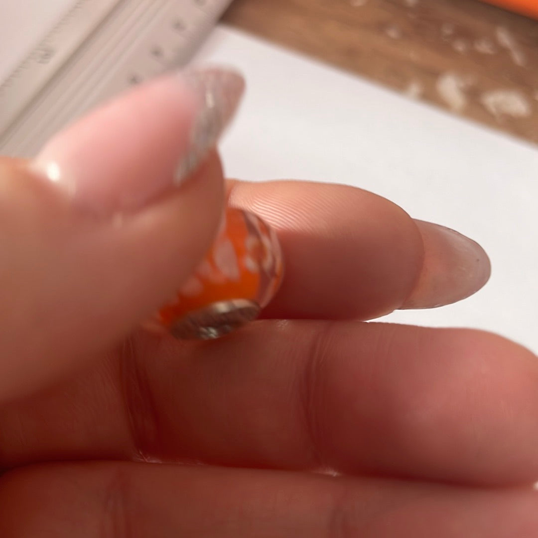 Genuine Pandora Giant XL Orange Blossom Flowers Large and Heavy and Retired