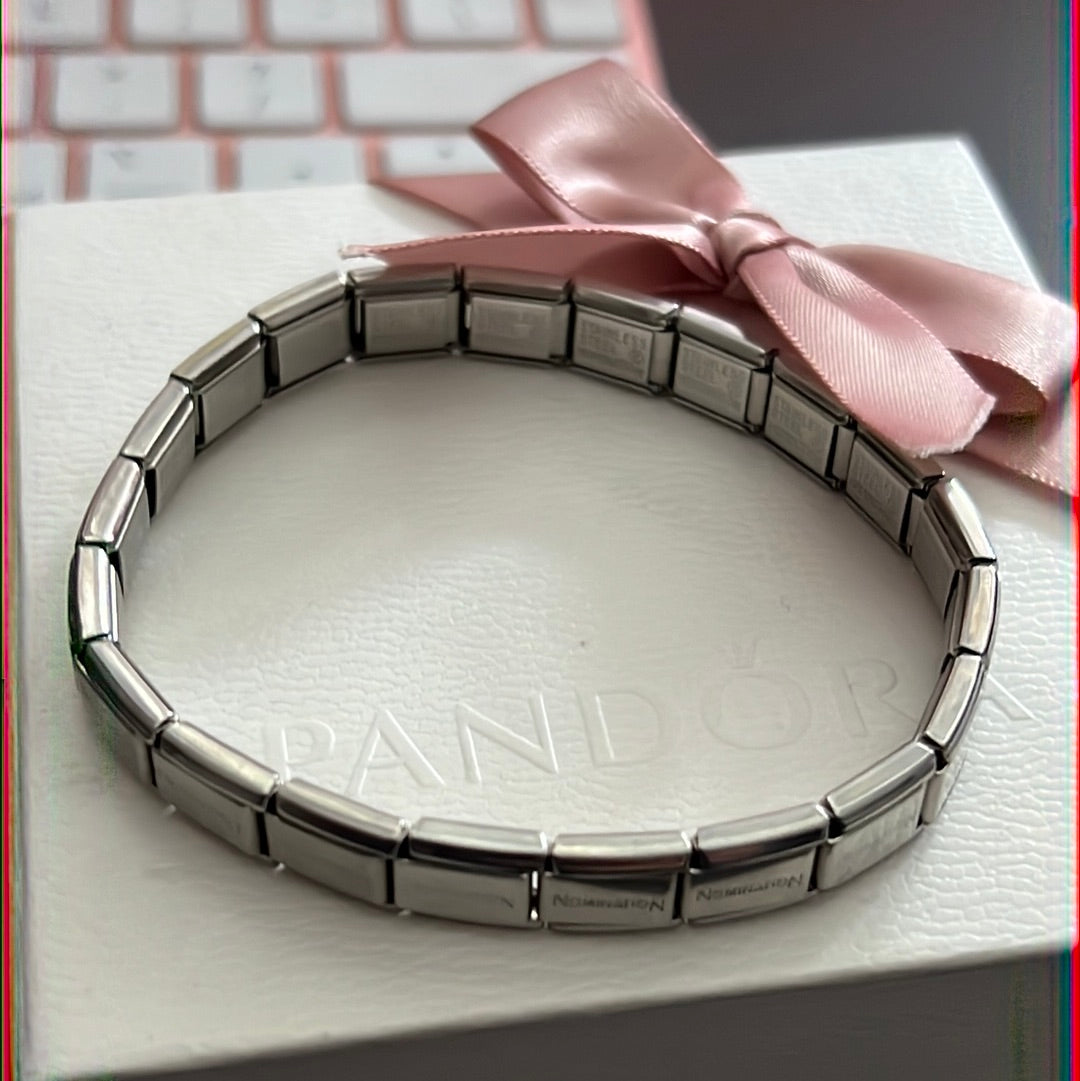 Genuine Nominations Silver Link Bracelet