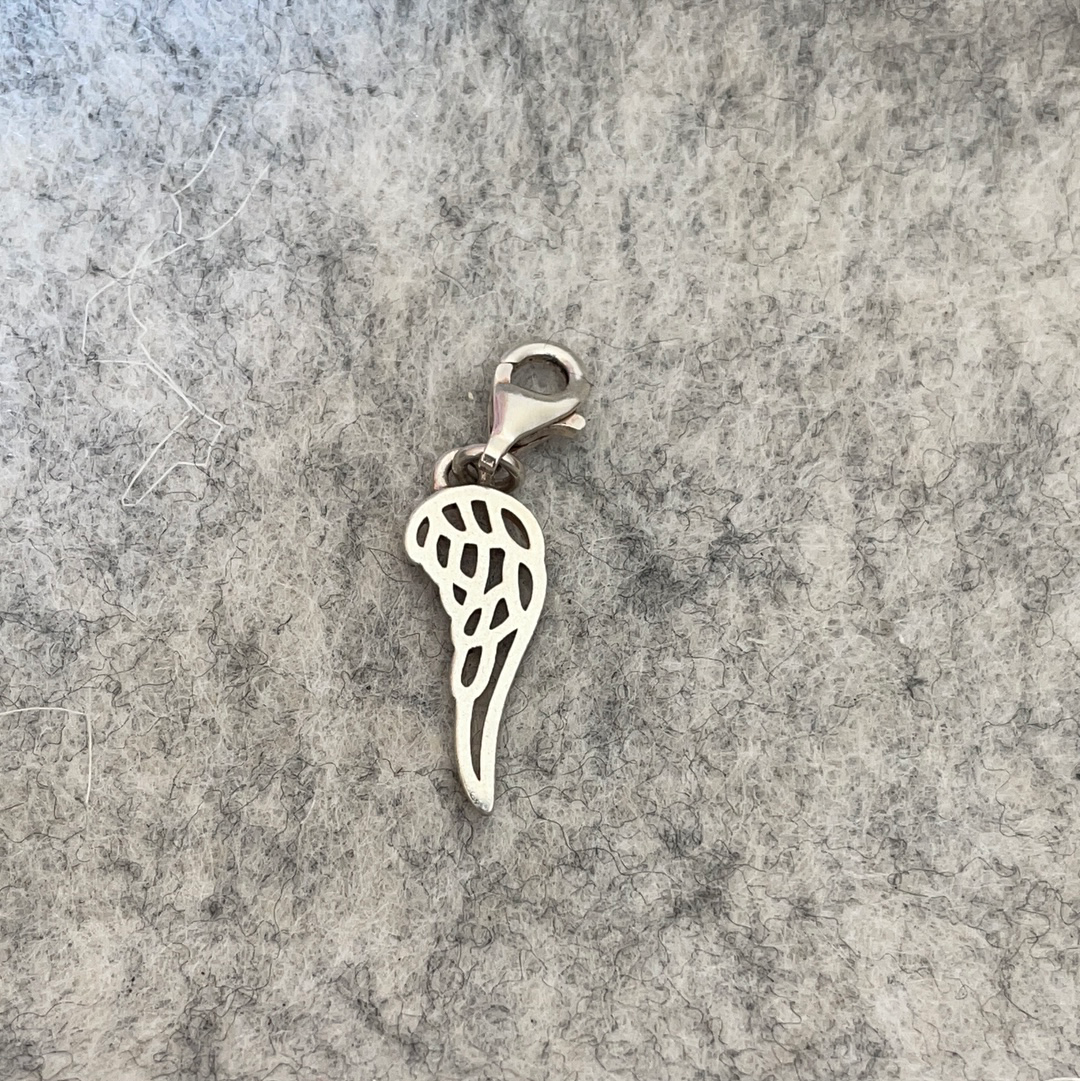Thomas Sabo Sterling Silver Feather Angel Wing Clip Charm