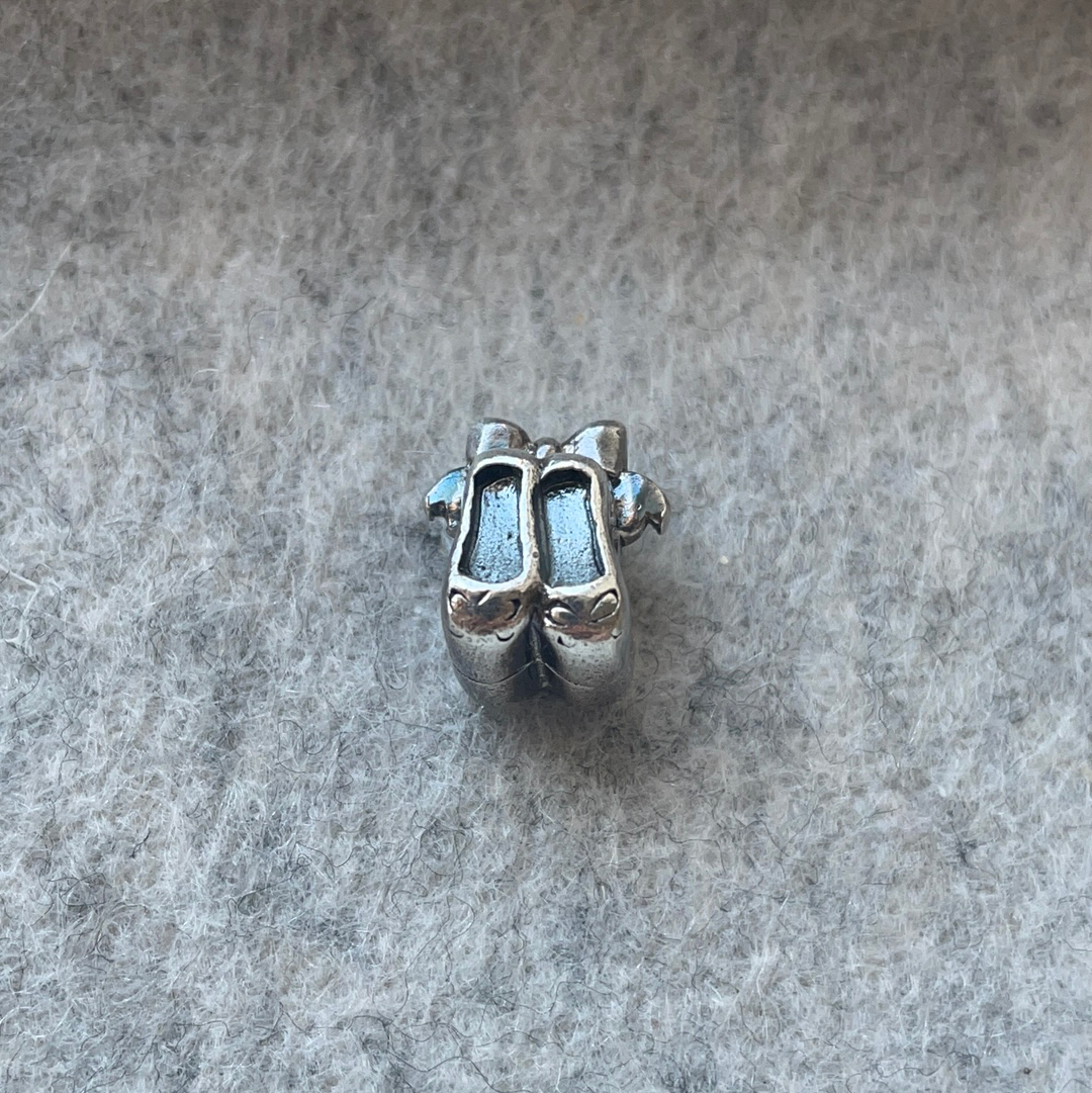 Genuine Chamilia Ballerina Dancing Shoes Charm