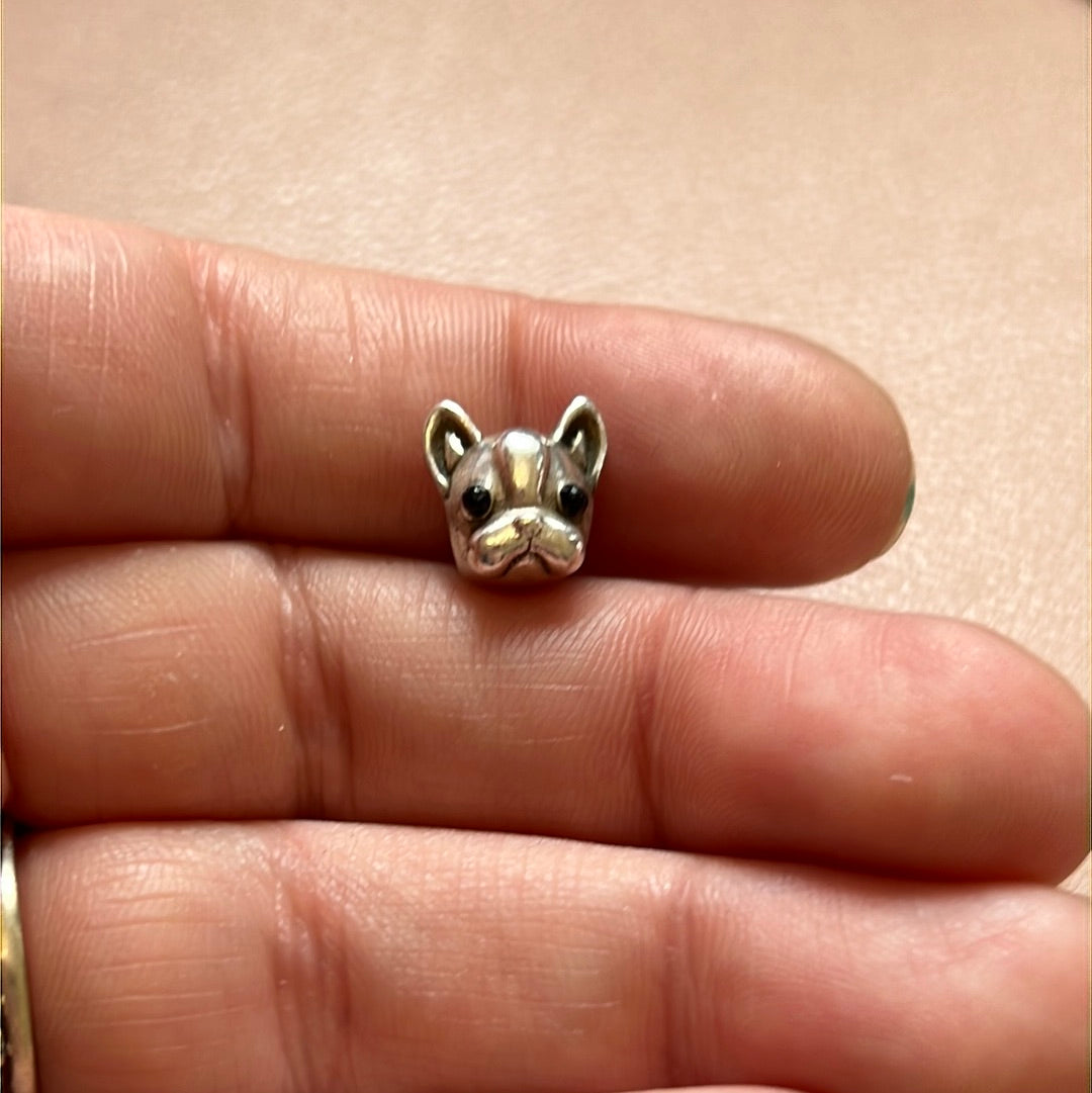 Genuine OHM Dog Face Animal Charm