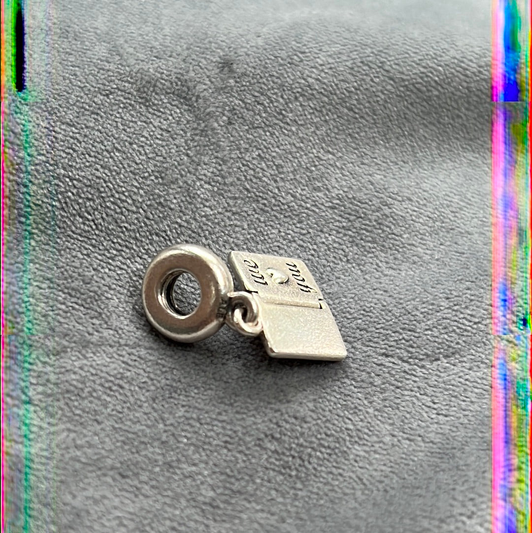 Genuine Pandora Happy Mother's Day Heart Card Charm