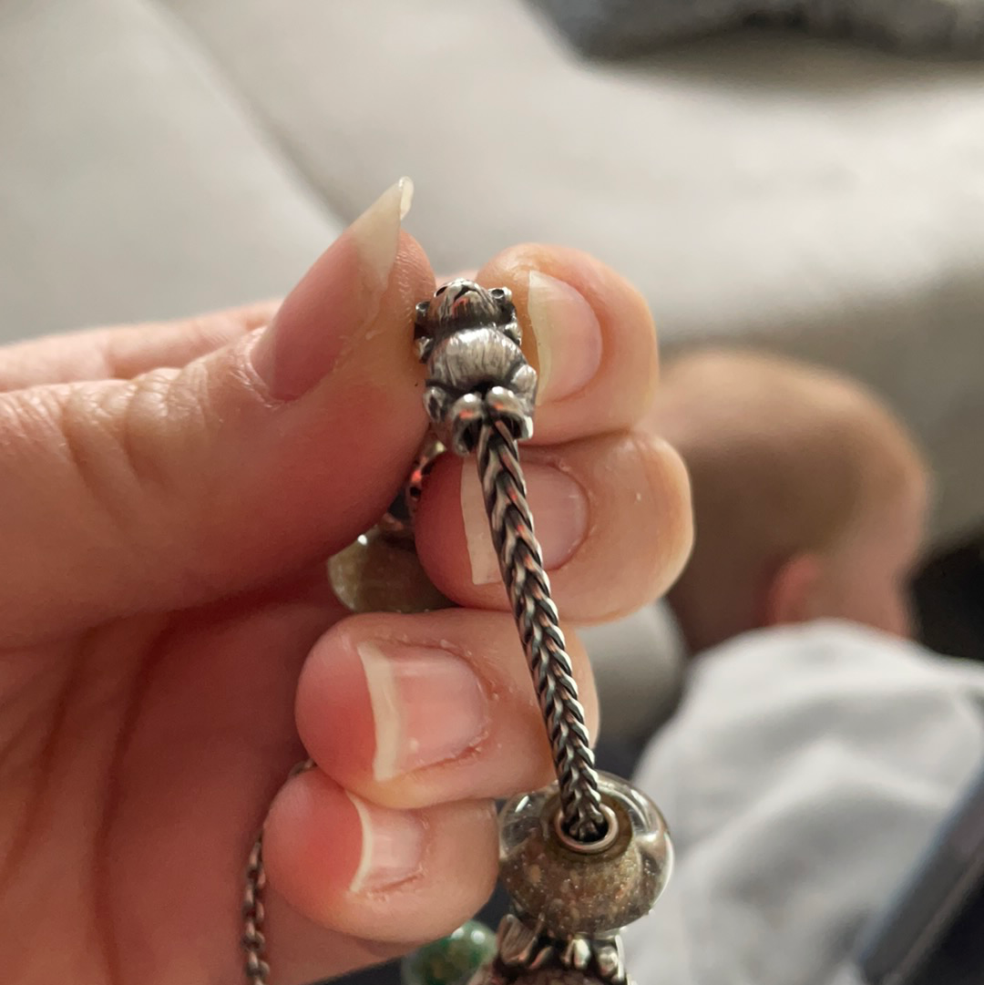 Genuine Trollbeads Hugging Teddy Bear Charm
