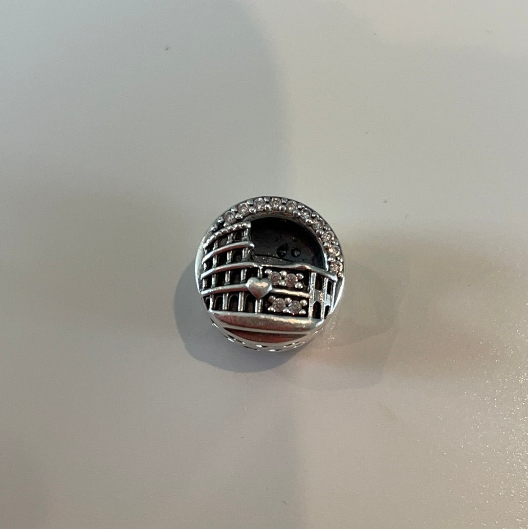 Genuine Pandora Pave Sparkling Rome Colosseum Charm