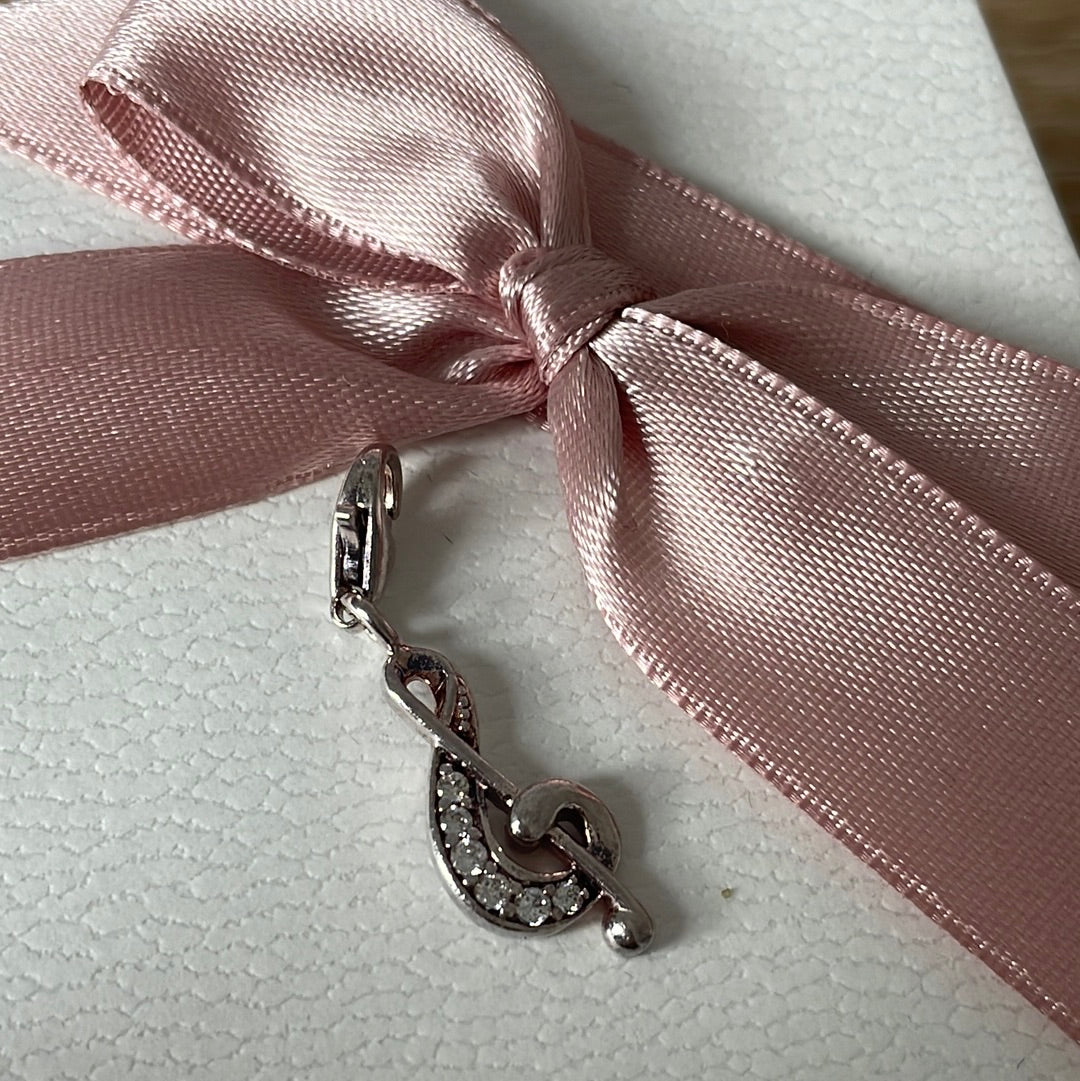 Thomas Sabo Pave Musical Note Clip Charm