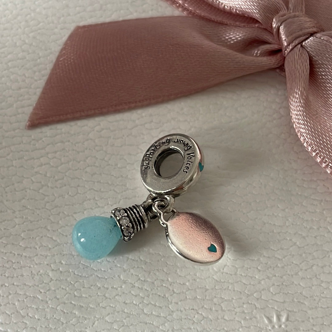 Genuine Pandora Find Your Light Glow in the Dark Lightbulb Charm