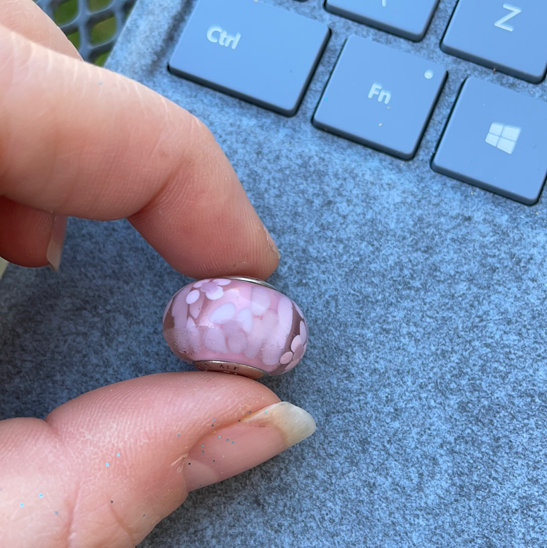 Genuine Pandora Giant XL Pink Blossom Flowers Large and Heavy and Retired