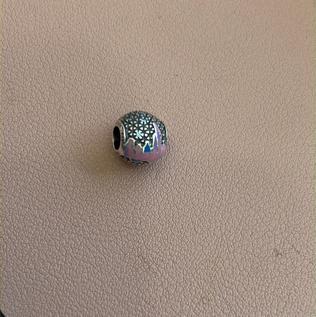 Genuine Pandora Disney Parks Exclusive Epcot Pink Enamel HTF Charm