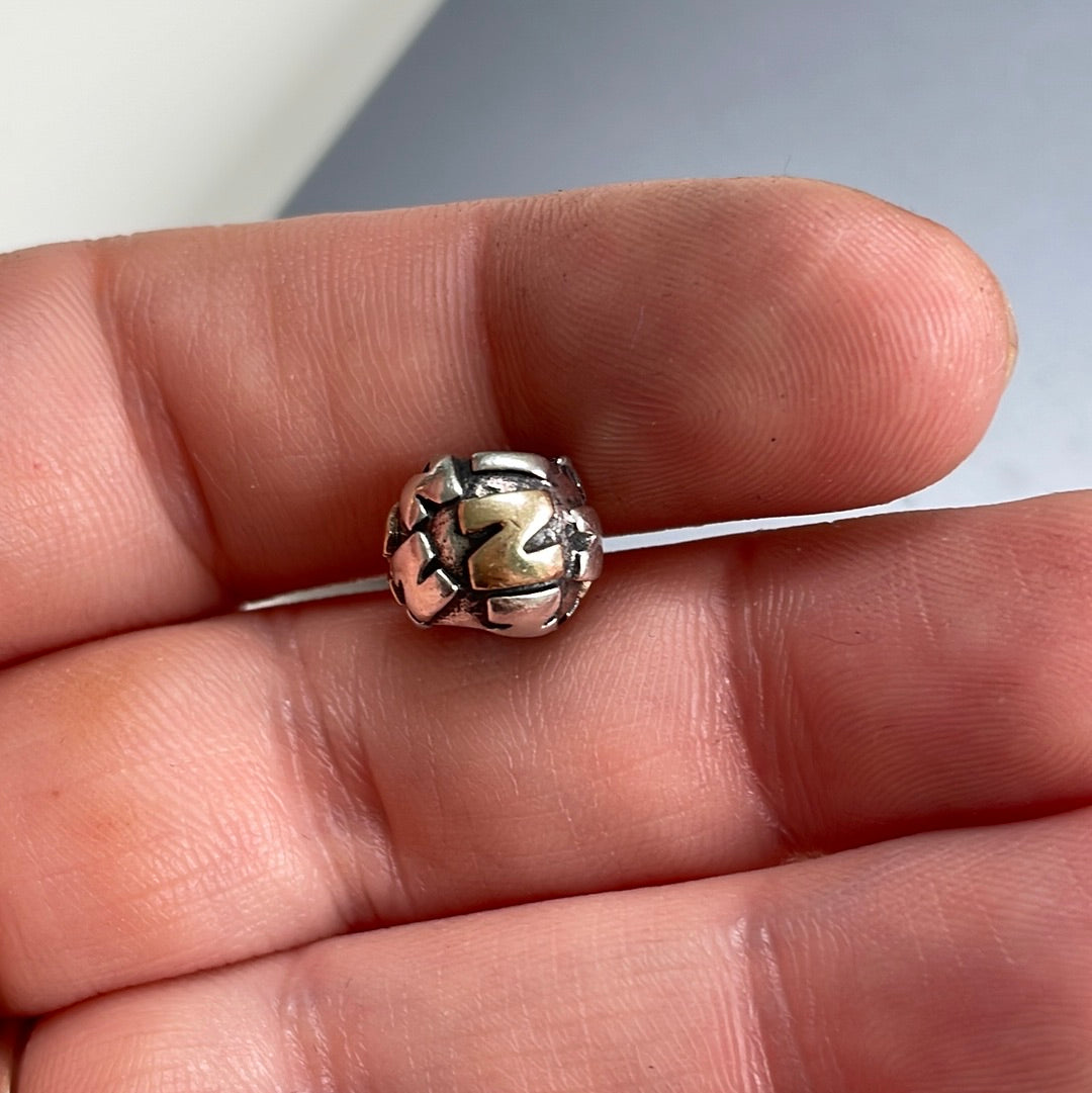Genuine Pandora Retired Golden Letter N