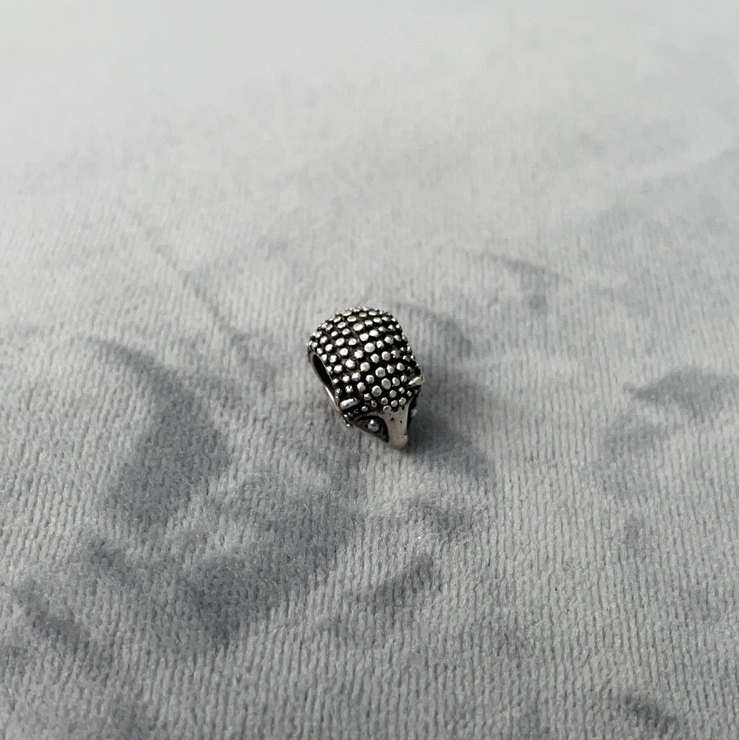 Sterling Silver Hedgehog/ Armadillo Animal Charm