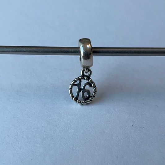 Genuine Pandora 16th Birthday Charm Dangle Gift
