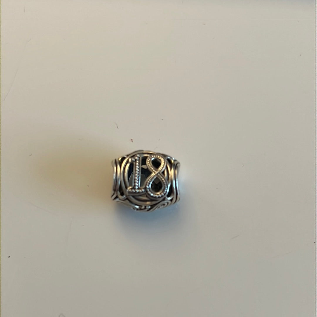 Genuine Chamilia 18th Birthday Charm