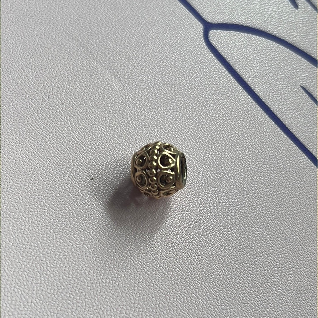 Genuine Pandora Solid Gold 14ct Filigree Openwork Enchanted Charm