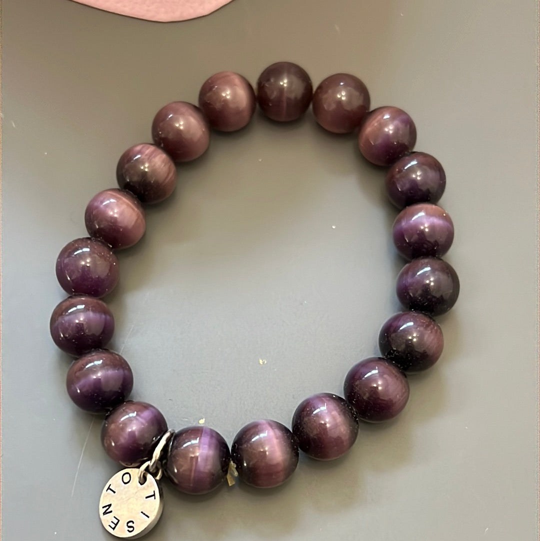 Genuine Ti Sento Amethyst Gemstone Bracelet