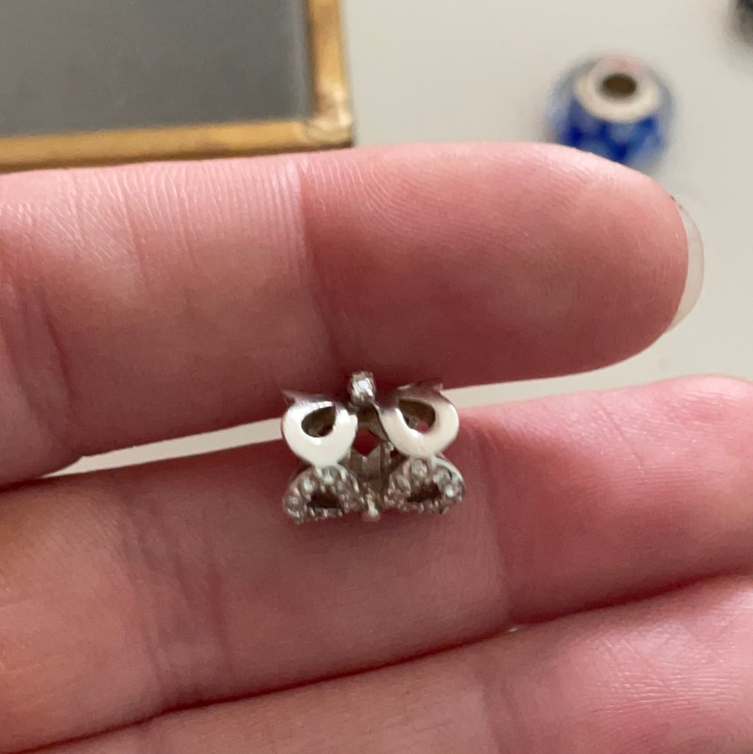 Genuine Chamilia Sparkle Butterfly Openwork Charm