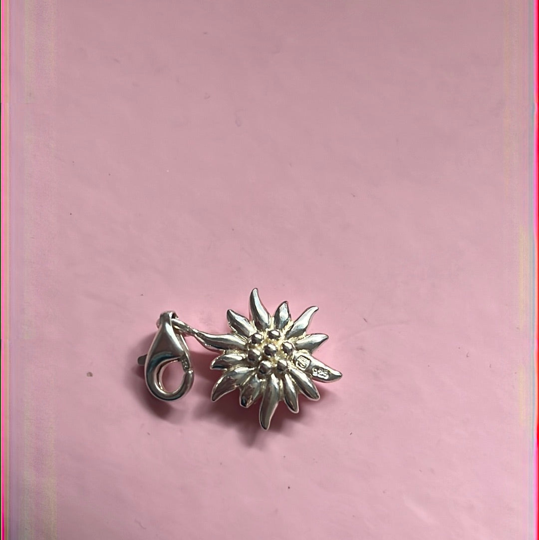 Genuine Thomas Sabo Sterling Silver Dangle Sun Flower Charm