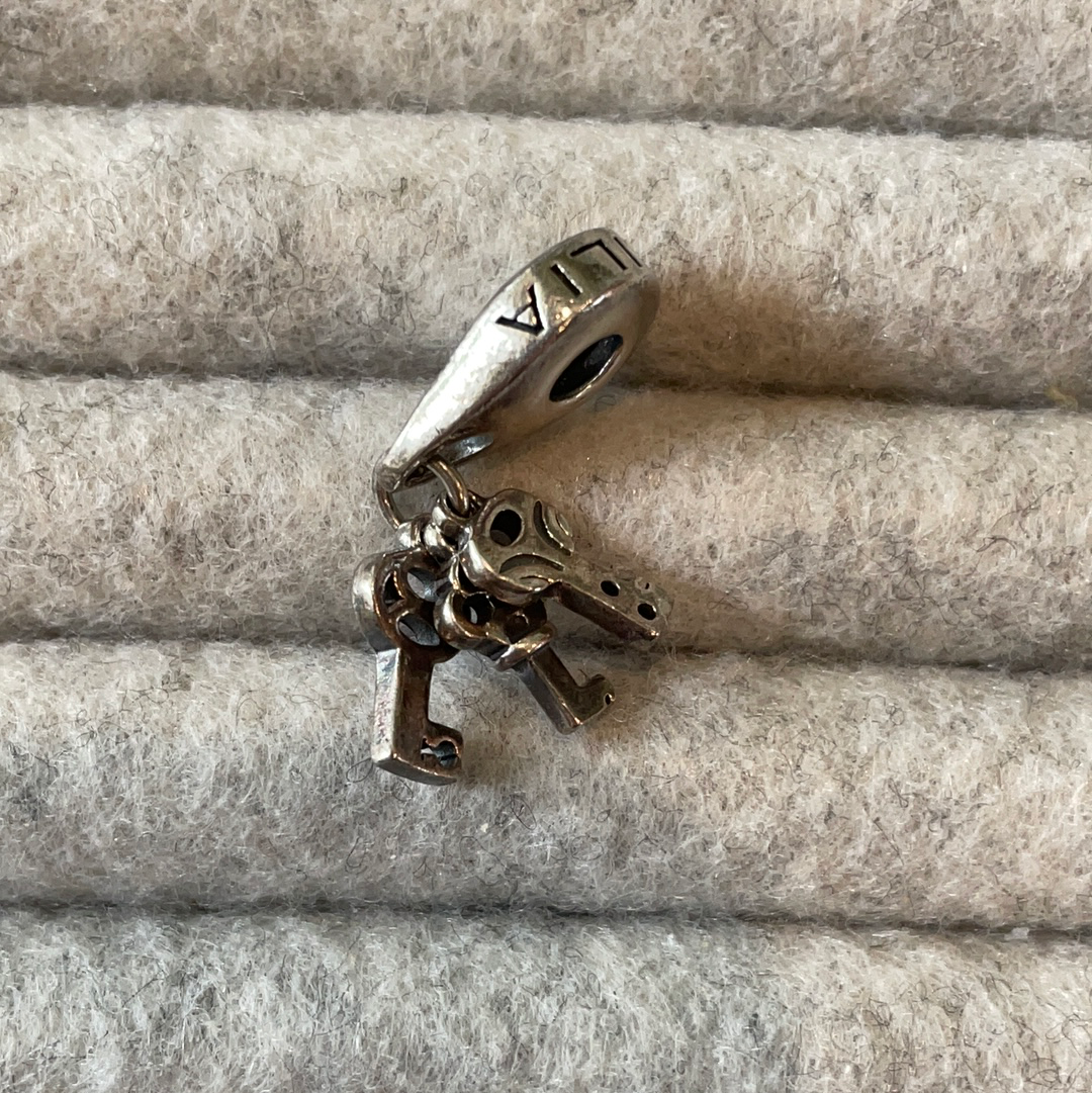 Genuine Chamilia Bunch of Keys Dangle Charm