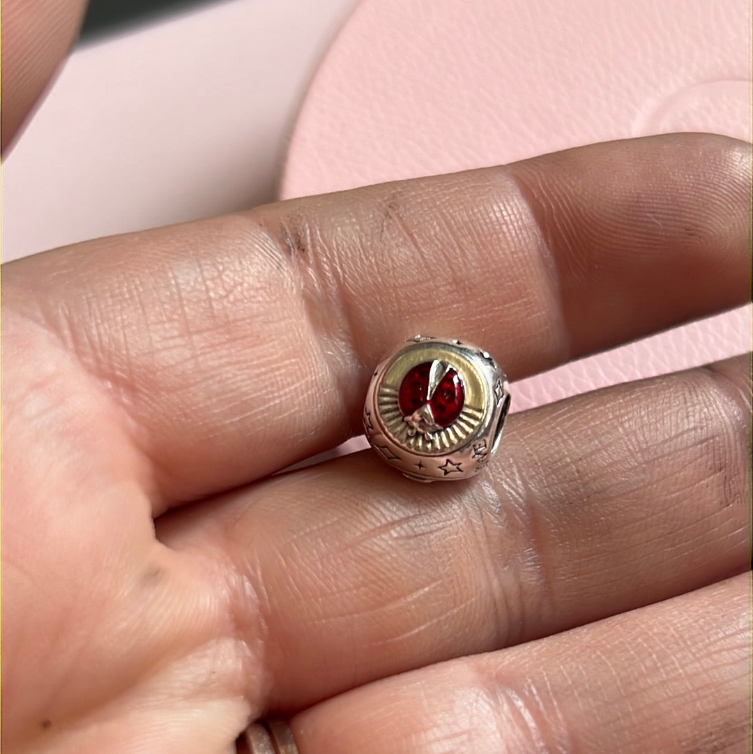 Genuine Pandora Lucky Charm Ladybird, Horseshoe and Clover