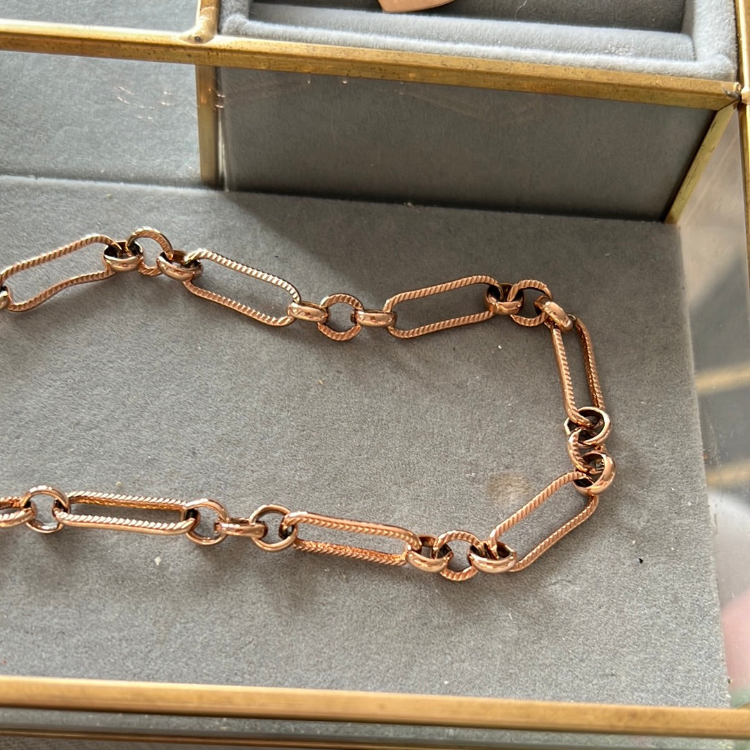 Genuine Abbott Lynn Rose Gold Chain 40cm New Necklace