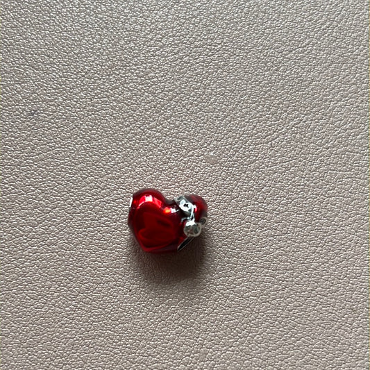 Genuine Pandora Christmas Metallic Heart Santa Hat Charm