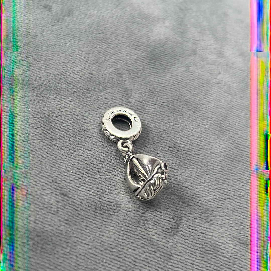 Genuine Pandora New Style Ship Boat Sail Dangle Charm