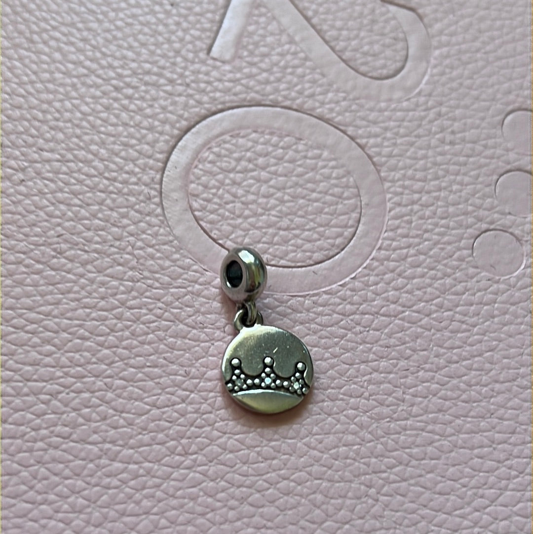 Genuine Pandora Essence Me Dangle Tiny Pave Crown Charm
