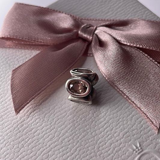 Genuine Pandora Oval Light Charm Clear