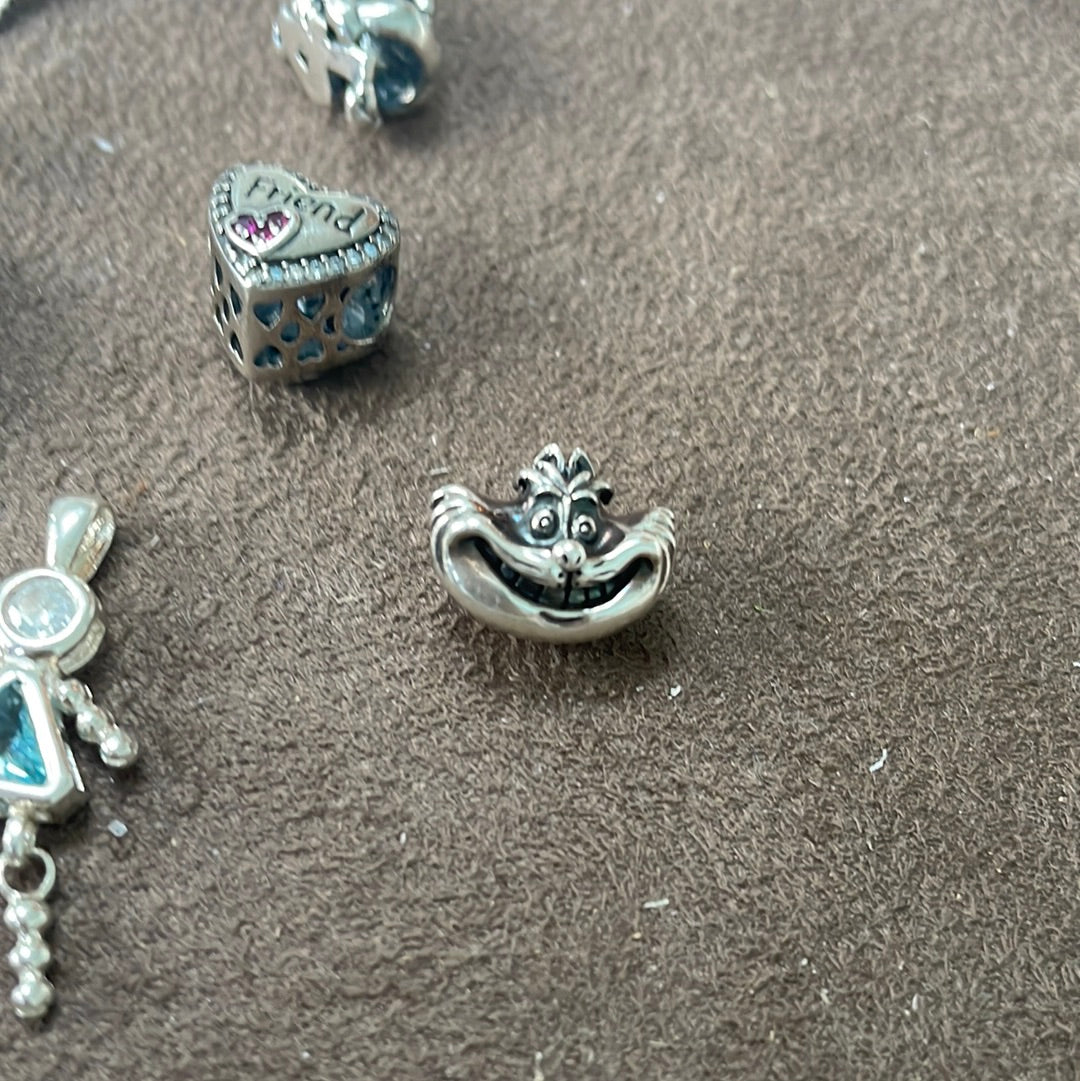 Genuine Chamilia Disney Cheshire Cat Charm