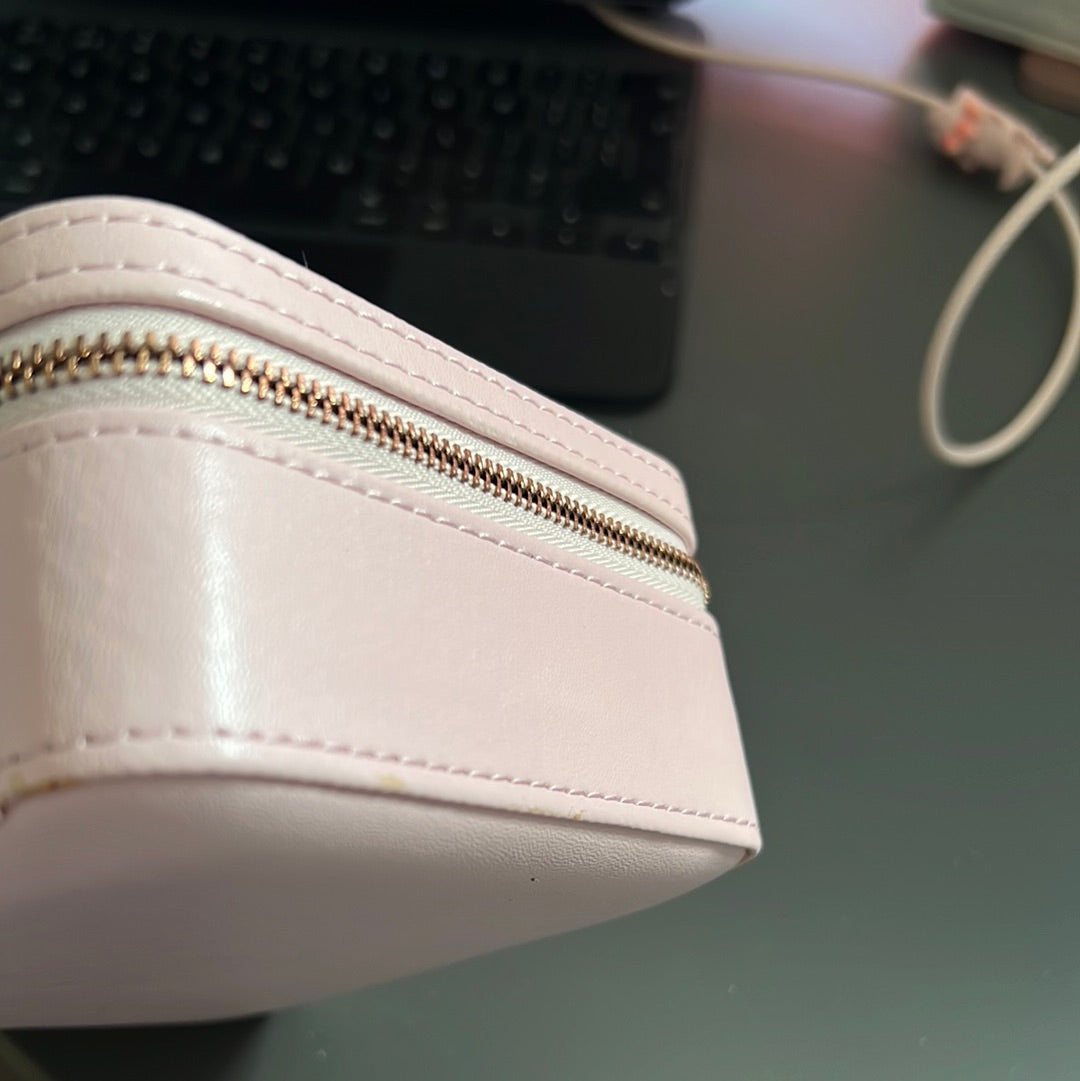 Genuine Pandora 2017 Mother’s Day Square Pink Travel Jewellery Storage Box