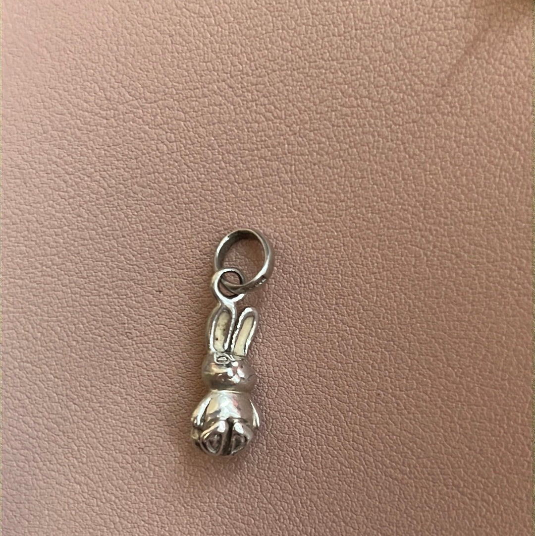 Genuine Links of London Enamel Bunny Rabbit Animal Charm