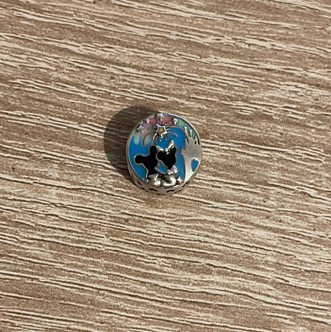 Genuine Pandora Disney Minnie and Mickey Mouse Enamel Happily Ever After Parks Exclusive