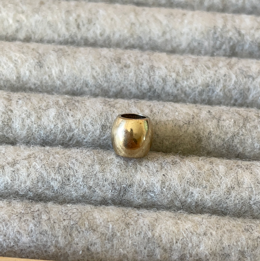 Solid Gold (9ct) unbranded Charm Plain Spacer